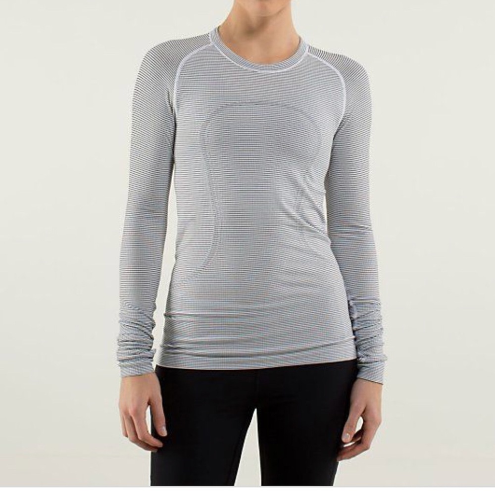 Lululemon Swifty - Long Sleeve - Striped